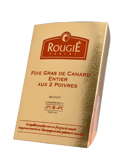 Foie gras Champagne et deux poivres