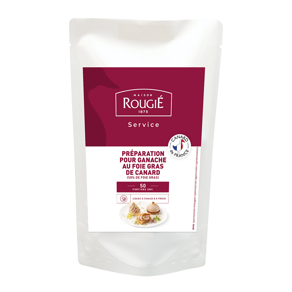 Duck Fois Gras Ganache Preparation (50% Foie Gras) - Rougié